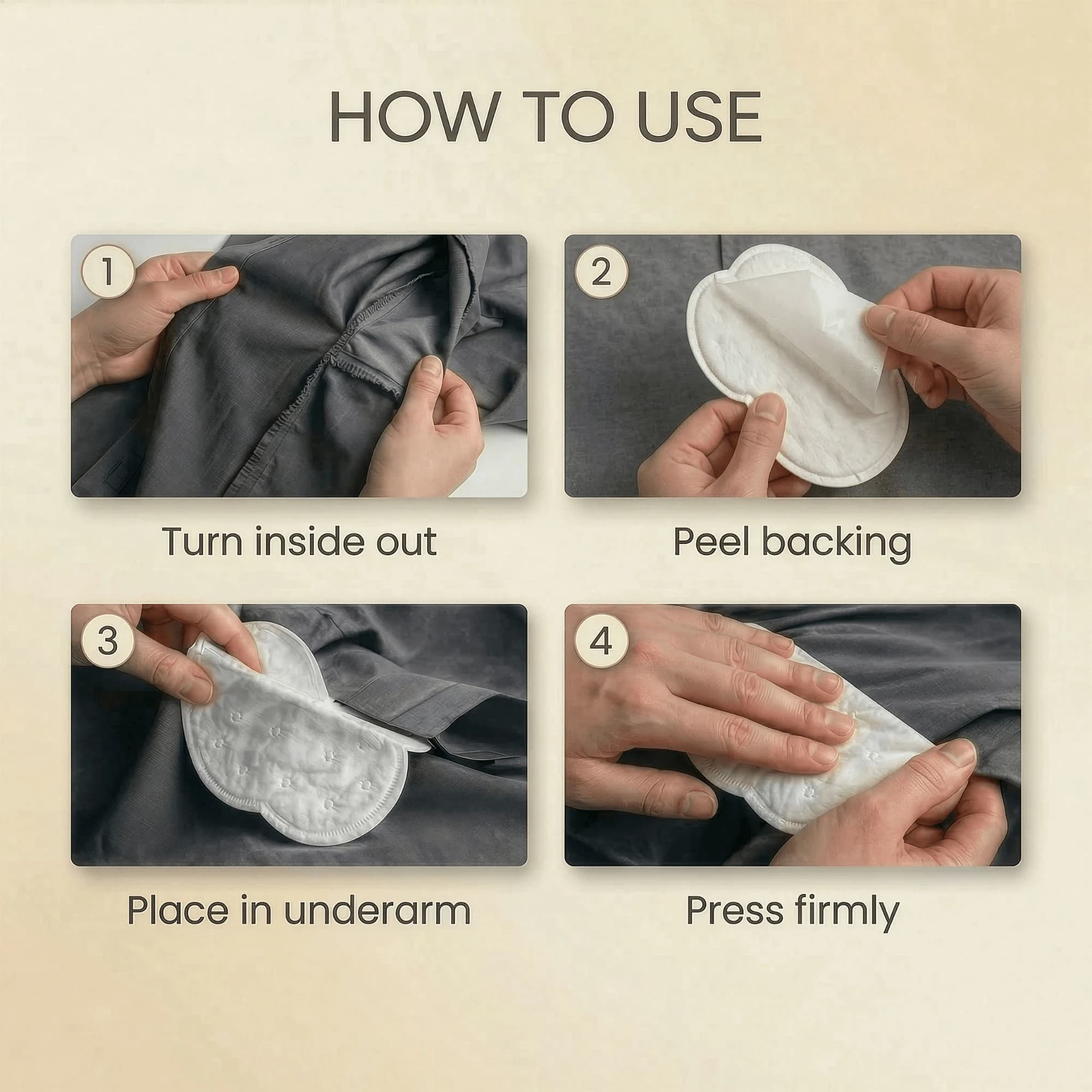 How To Use SWEARX underarm sweat pads